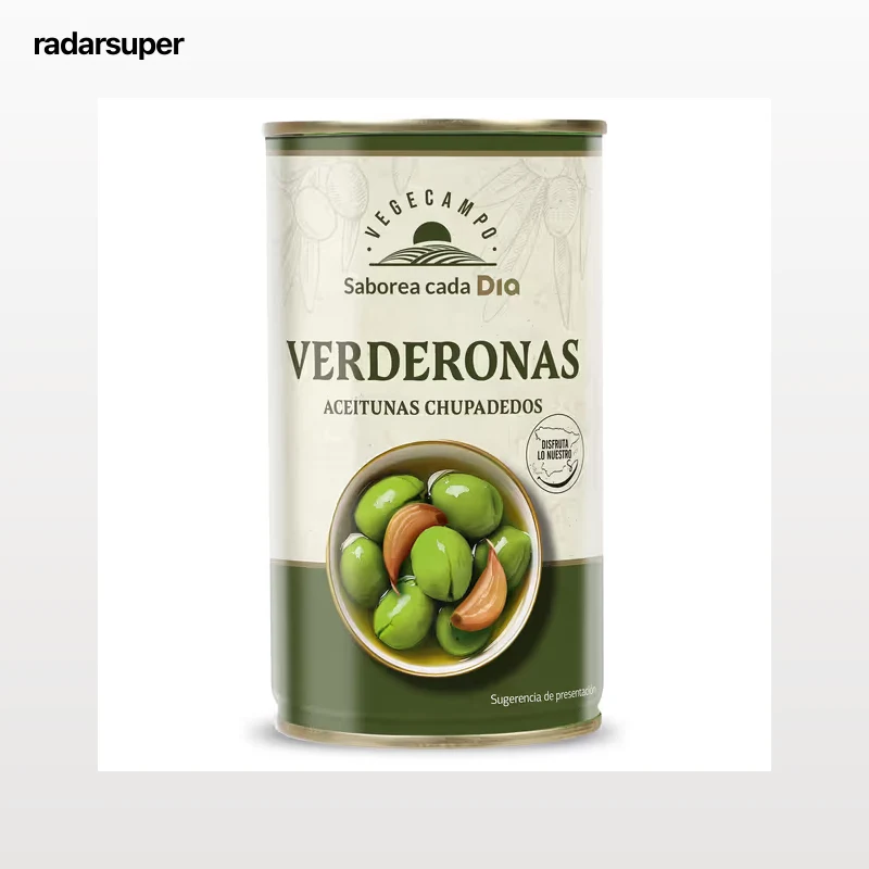 Aceitunas verderonas chupadedos Dia Vegecampo 185 g