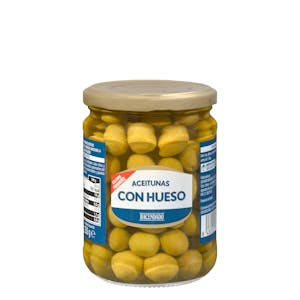Aceitunas verdes con hueso