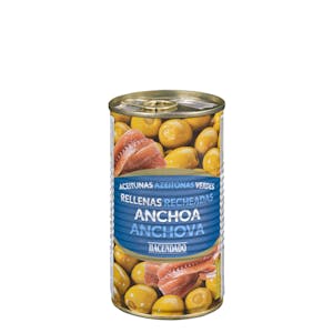 Aceitunas verdes rellenas de anchoa
