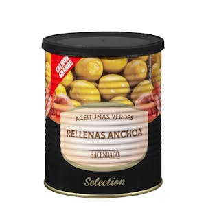 Aceitunas verdes rellenas de anchoa