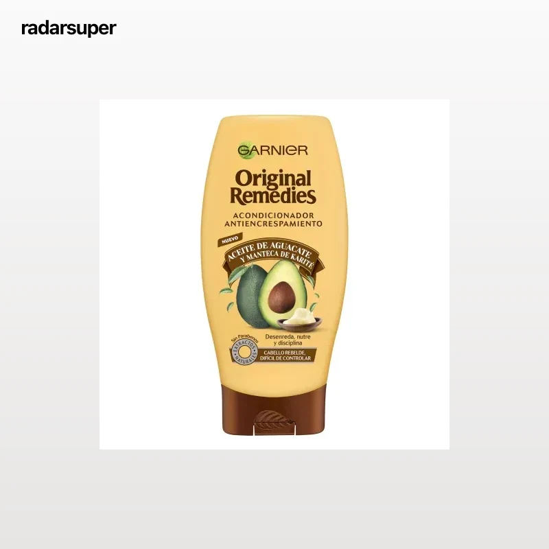 Acondicionador antiencrespamiento con aceite de aguacate Original Remedies 250 ml.