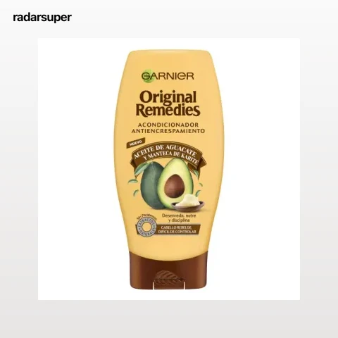 Acondicionador antiencrespamiento con aceite de aguacate Original Remedies 250 ml.