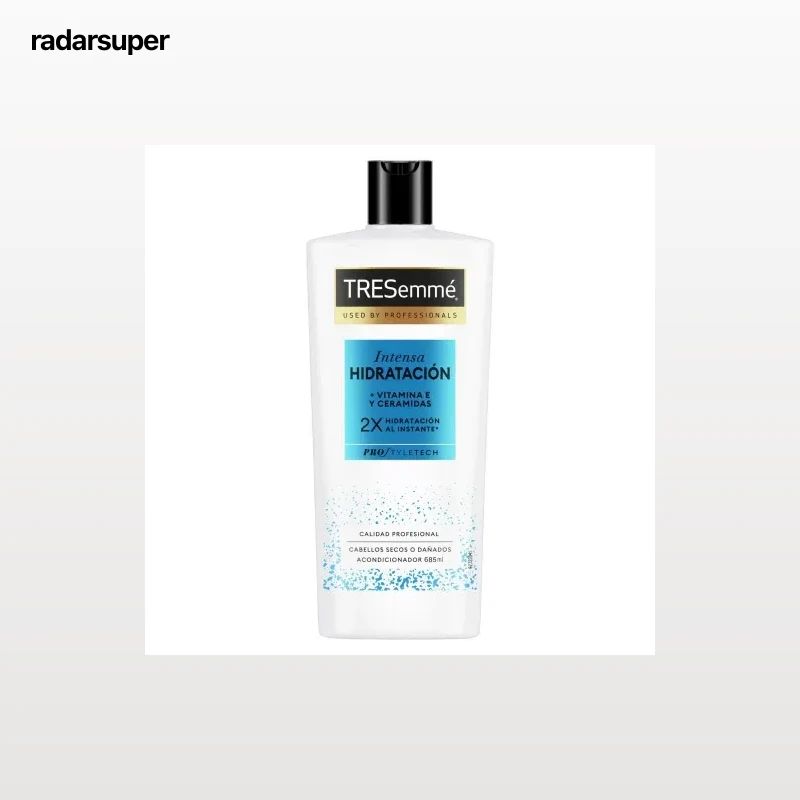 Acondicionador hidratación intensa para cabello seco o dañado Tresemmé 685 ml.