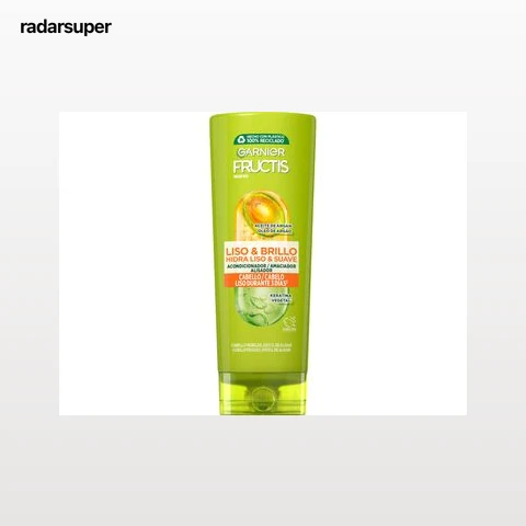 Acondicionador liso & brillo Fructis Garnier 250 ml.