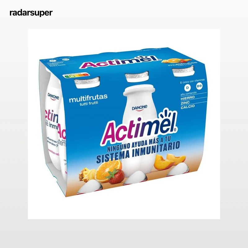 Actimel pack 6 multifruta