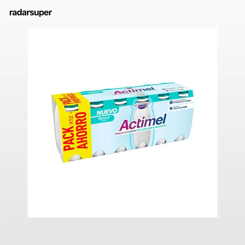 Actimel sin azúcar añadido pack 12 natural