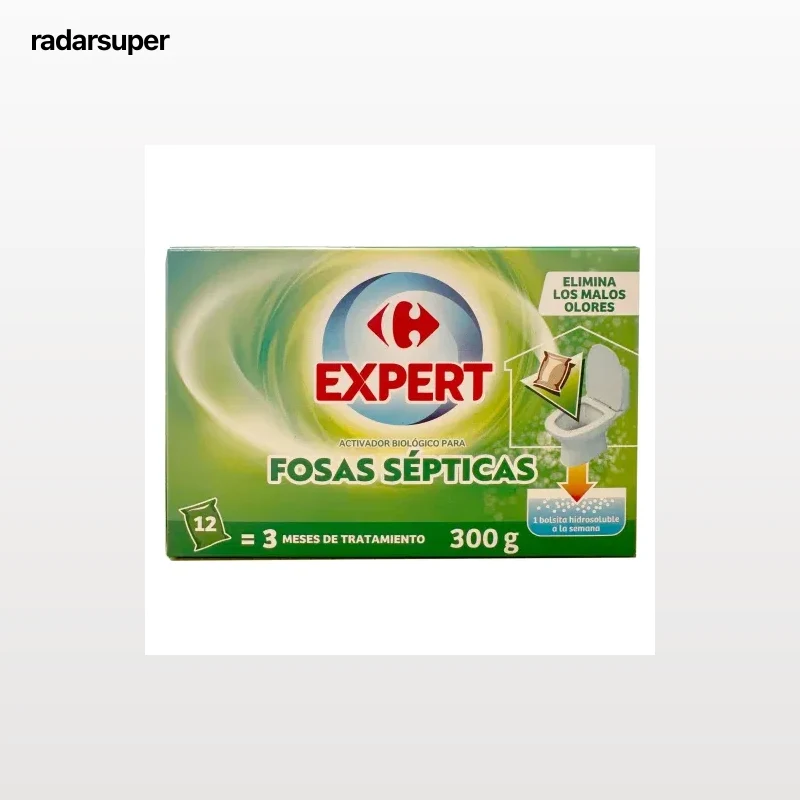 Activador biológico para fosas sépticas Carrefour Expert 300 g.