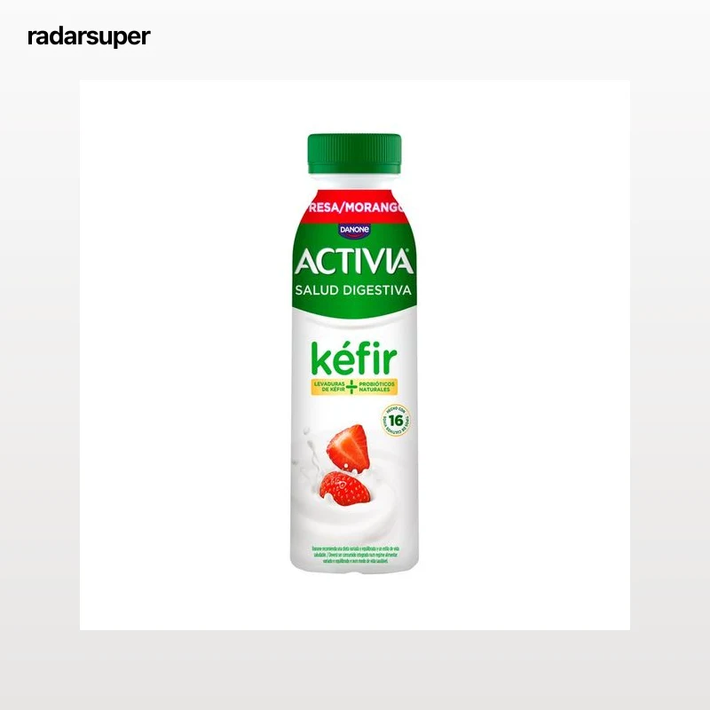 ACTIVIA de Danone Kéfir líquido con fresa 272 ml.