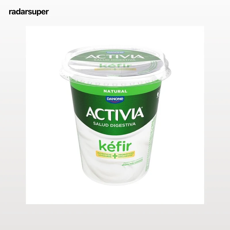ACTIVIA de Danone Kéfir natural cremoso con probióticos 345 g.