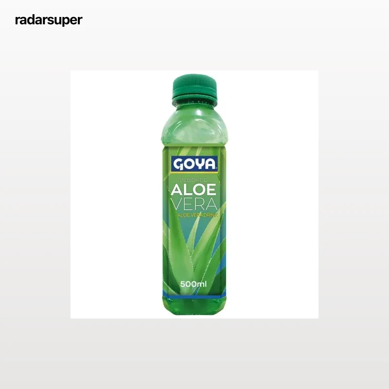 Agua de aloe vera Goya sin azúcar botella 50 cl.