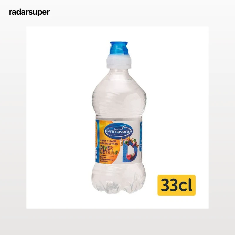 Agua Fuente Primavera 330ml tapon clik