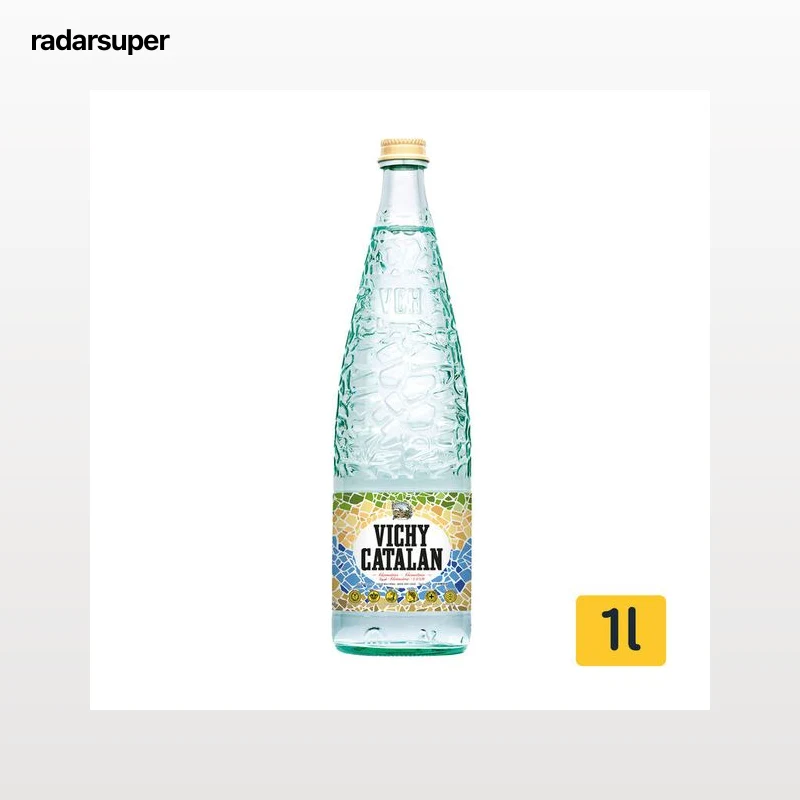 Agua con gas botella de cristal Vichy Catalán 1L