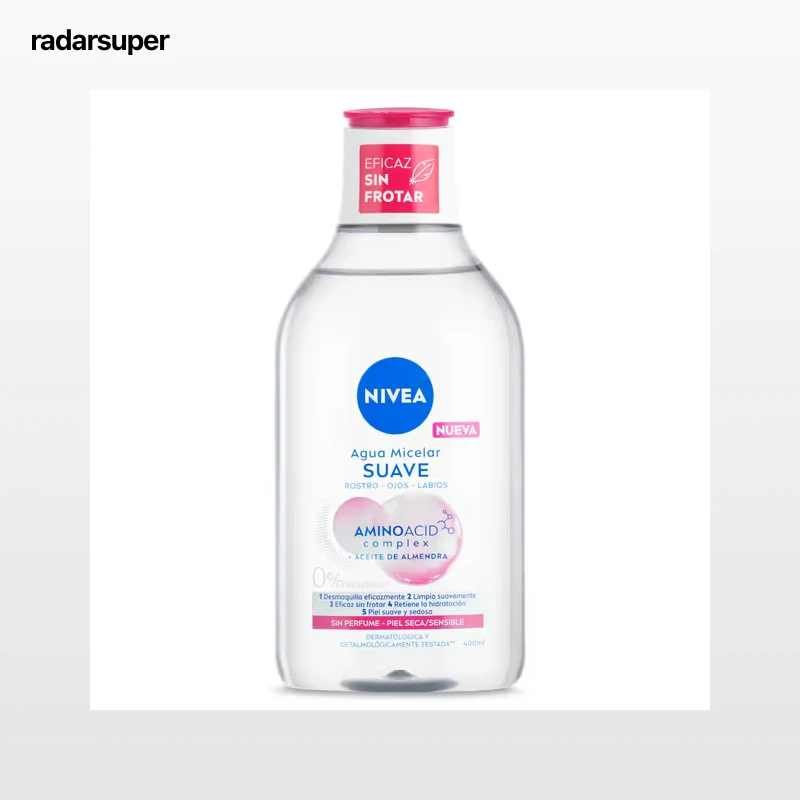 Agua micelar piel seca Nivea 400 ml