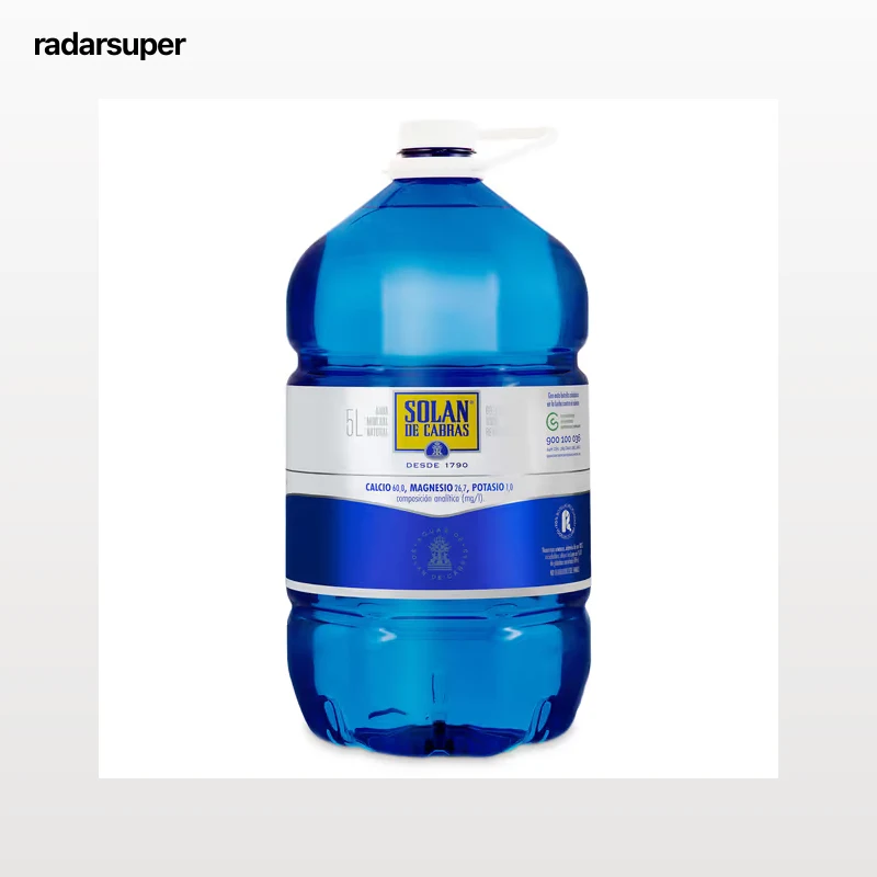 Agua mineral Solán de Cabras 5 L