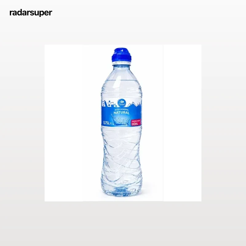 Agua mineral Carrefour tapón deportivo 75 cl
