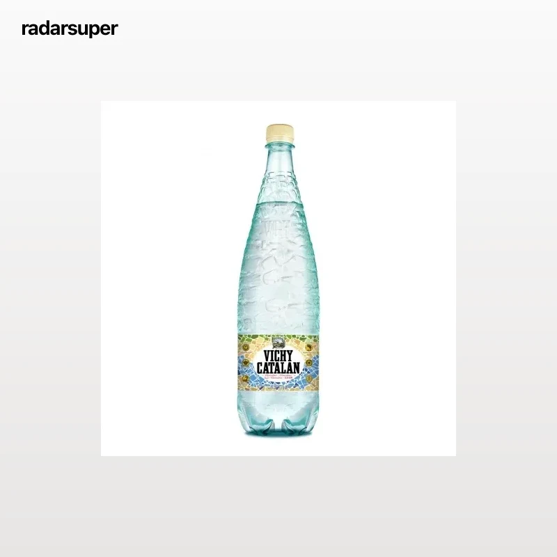 Agua mineral con gas Vichy Catalán natural 1,2 l.