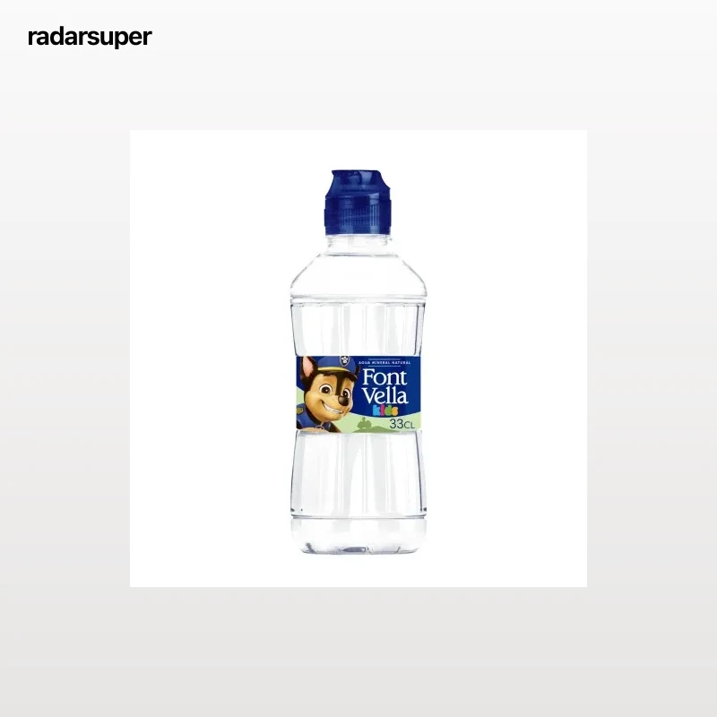 Agua mineral Font Vella tapón deportivo 33 cl.