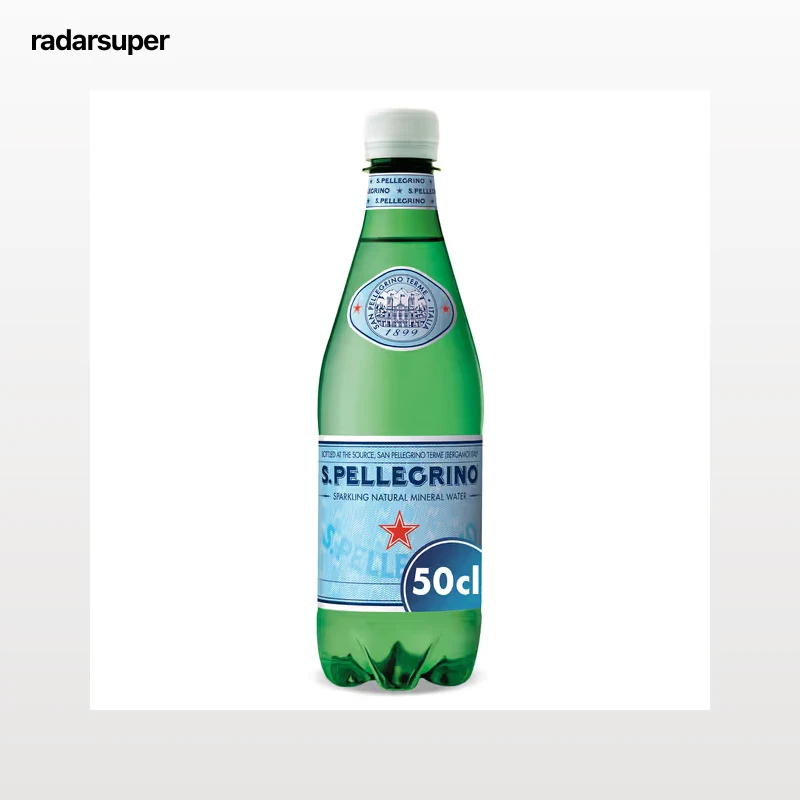 Agua mineral con gas San Pellegrino 500 ml