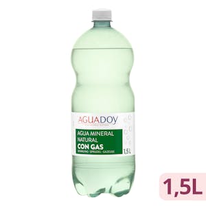 Agua mineral con gas grande Aguadoy