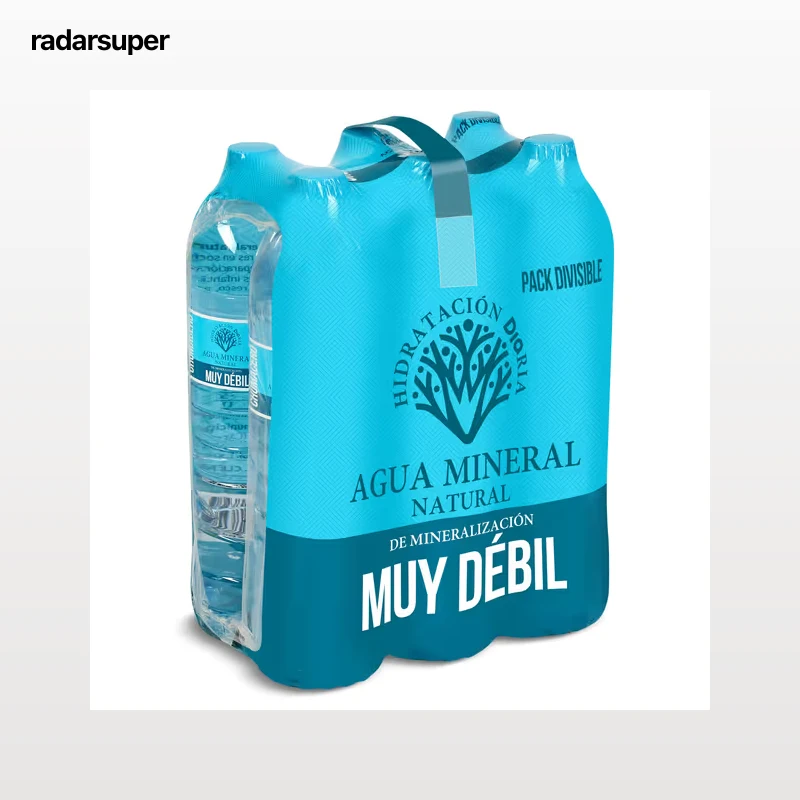 Agua mineral muy débil Dia pack 6 x 1.5 L
