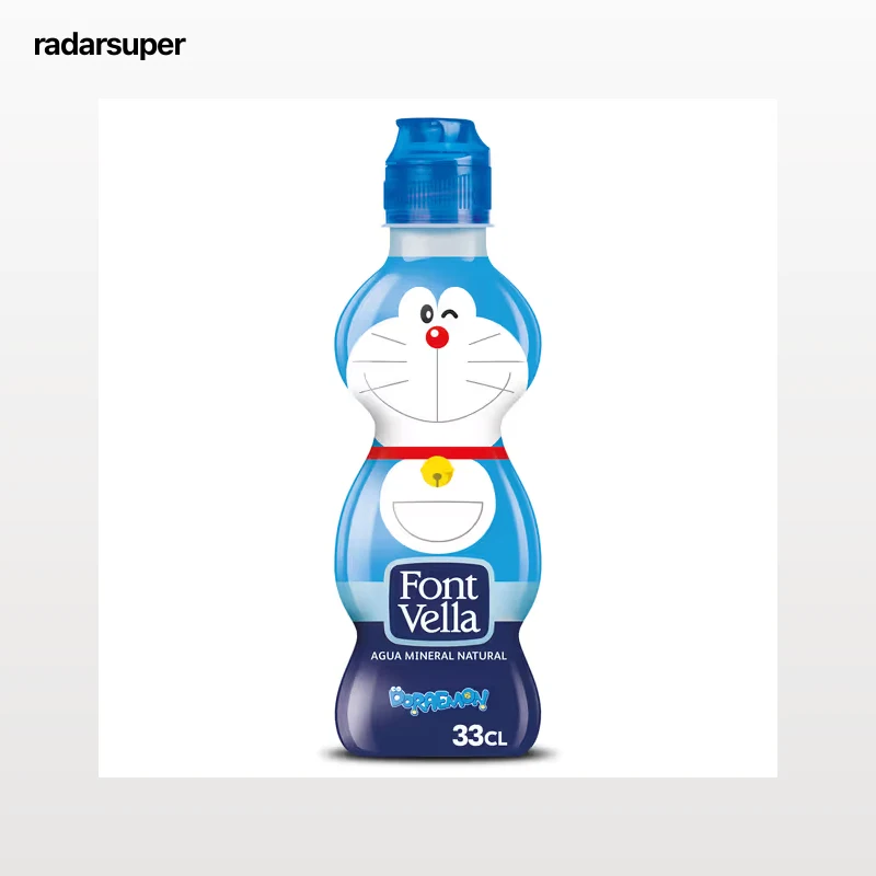 Agua mineral natural Font Vella botella 33 cl