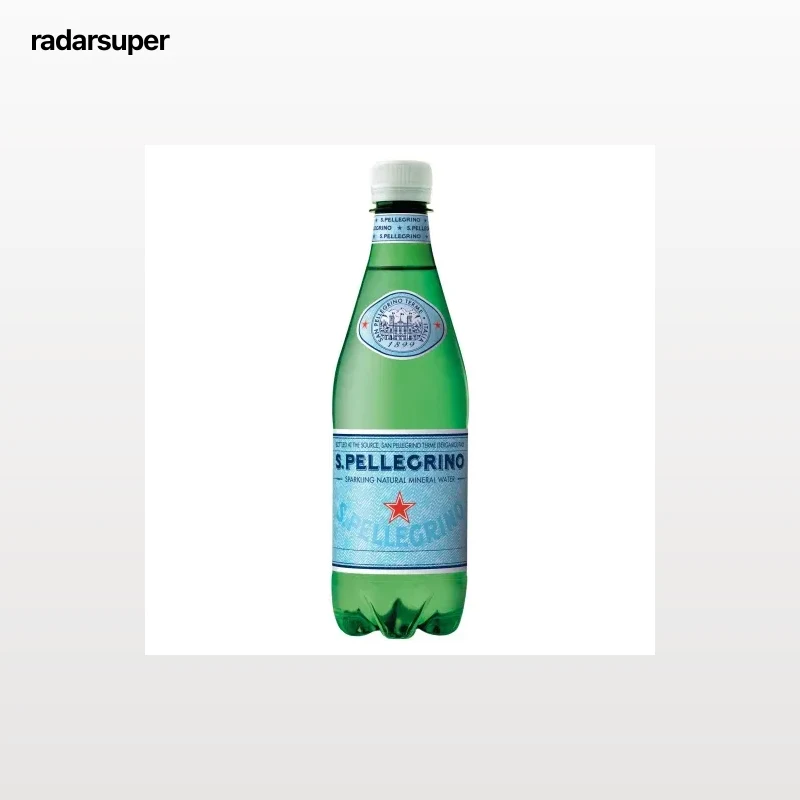 Agua mineral natural con gas San Pellegrino 50 cl.