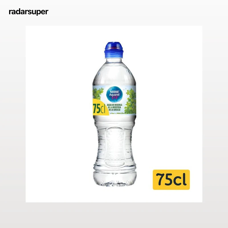 Agua mineral natural Nestlé Aquarel botella Tapón Sport 750ml