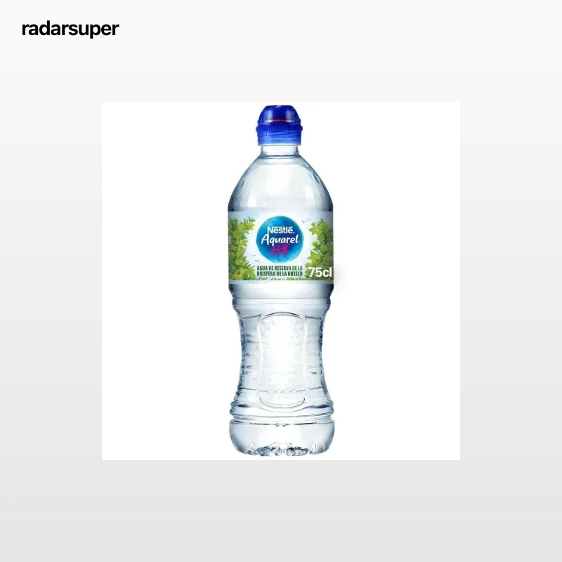 Agua mineral natural Nestlé Aquarel tapón deportivo 75 cl.
