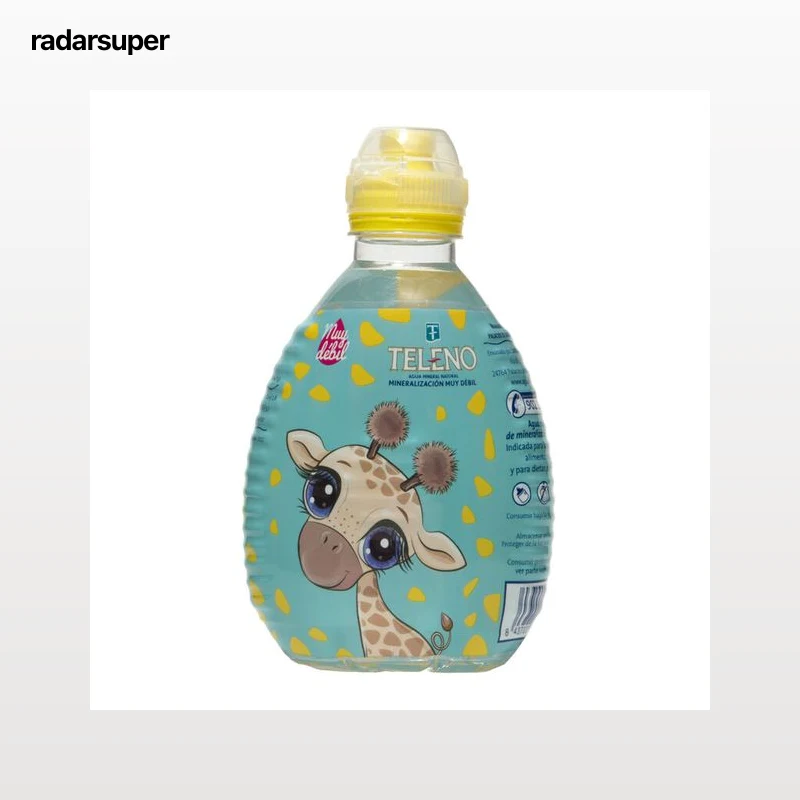 Agua mineral natural Teleno petaca infantil 33cl