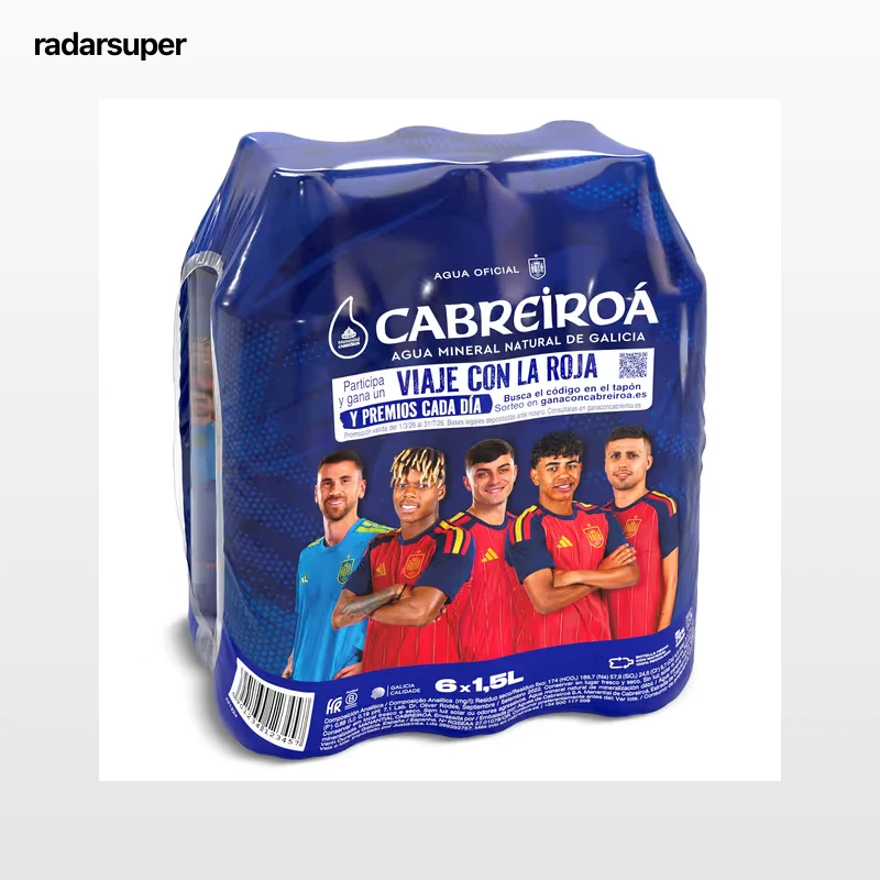 Agua mineral Cabreiroá pack 6 x 1.5 L