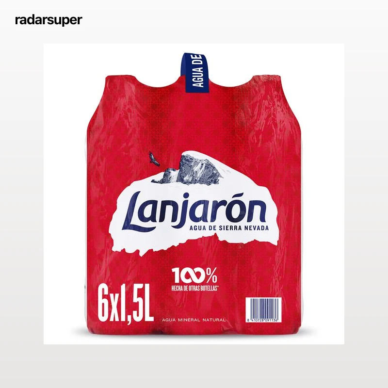Agua mineral Lanjarón pack 6 x 1.5 L