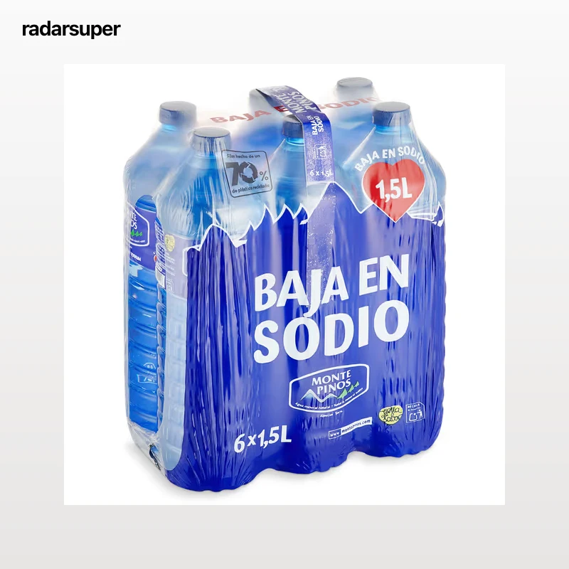 Agua mineral Monte Pinos pack 6 x 1.5 L