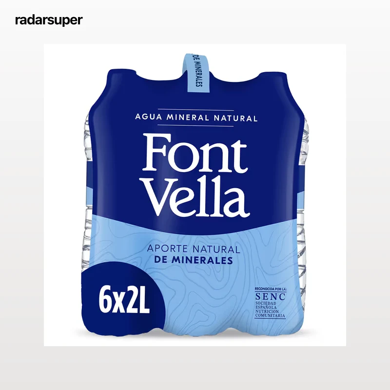 Agua mineral Font Vella pack 6 x 2 L