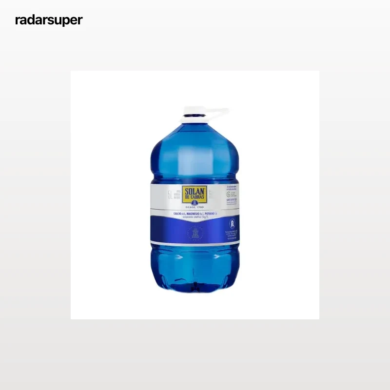 Agua mineral Solán de Cabras natural 5 l.