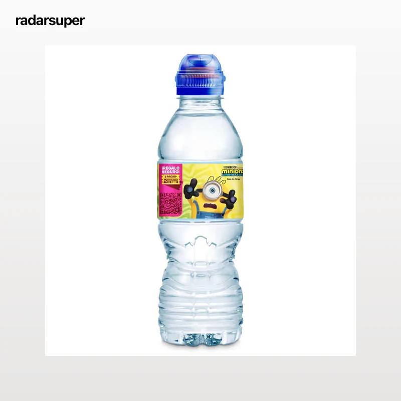 Agua mineral tapón infantil Aquarel 330 ml