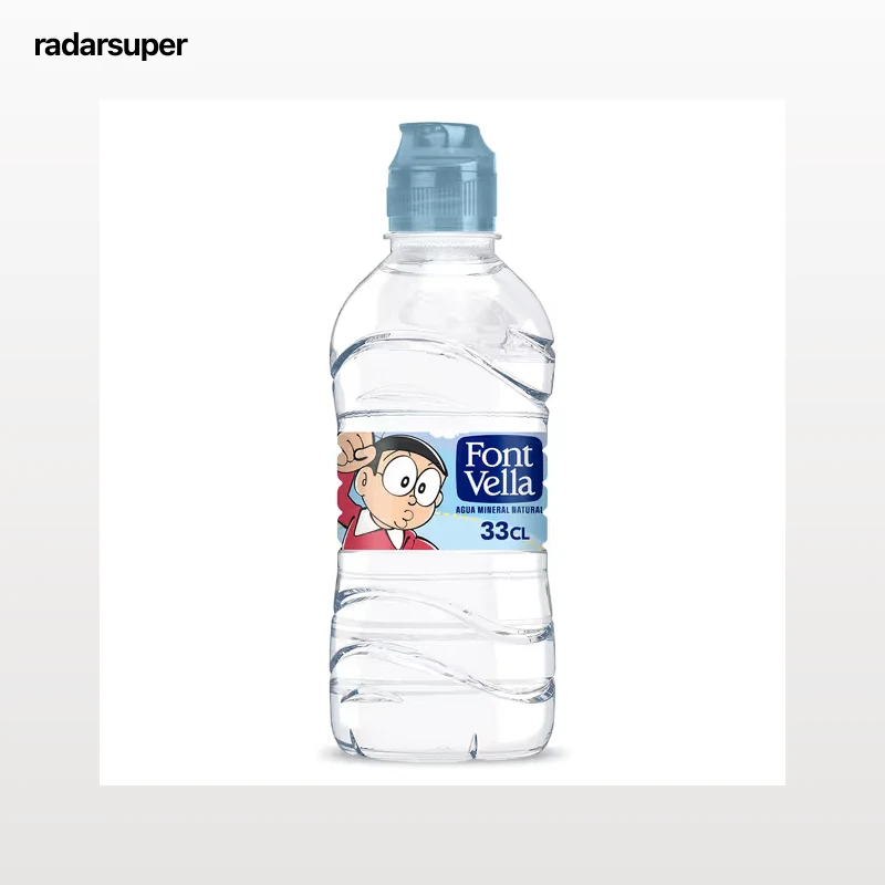 Agua mineral tapón infantil Font Vella 330 ml