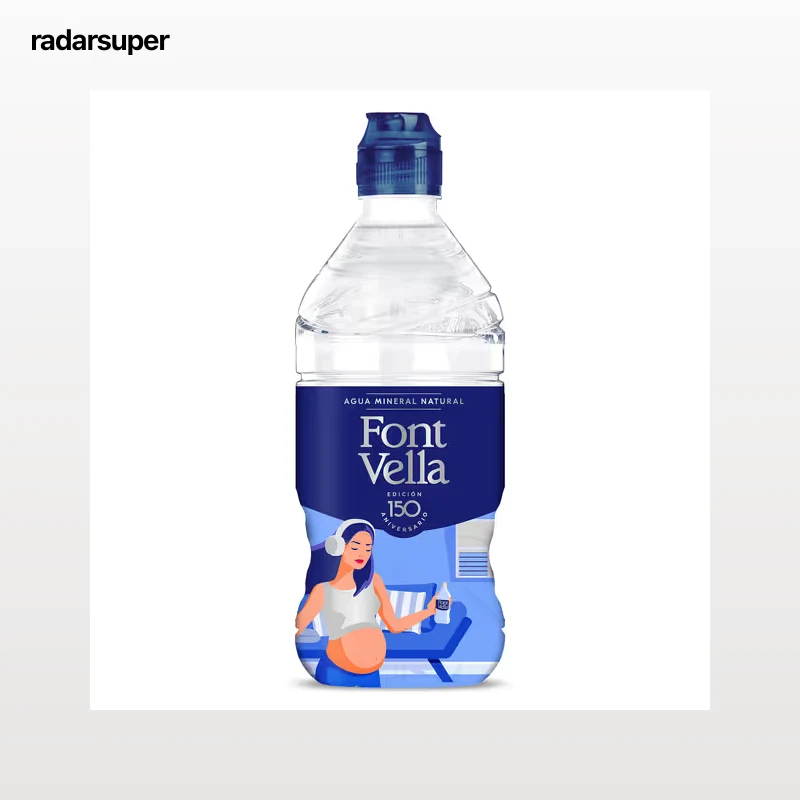 Agua mineral tapón sport Font Vella 750 ml
