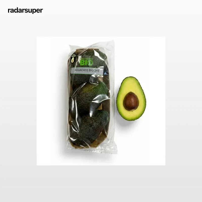 Aguacate ecológico maduro Carrefour Bio 3 uds.