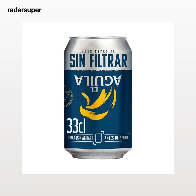 EL ÁGUILA Cerveza sin filtrar 33 cl.