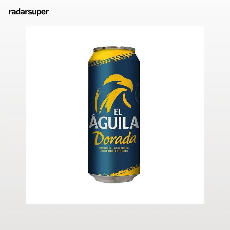 EL ÁGUILA DORADA Cerveza lata 50 cl.