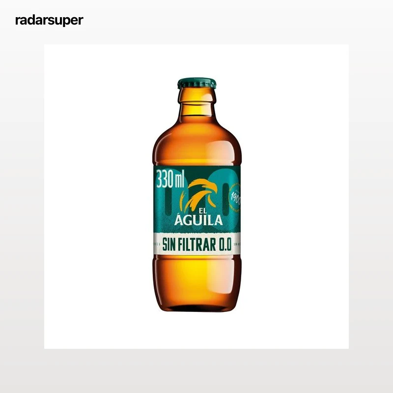 EL ÁGUILA Sin filtrar Cerveza 0.0% 330 ml.