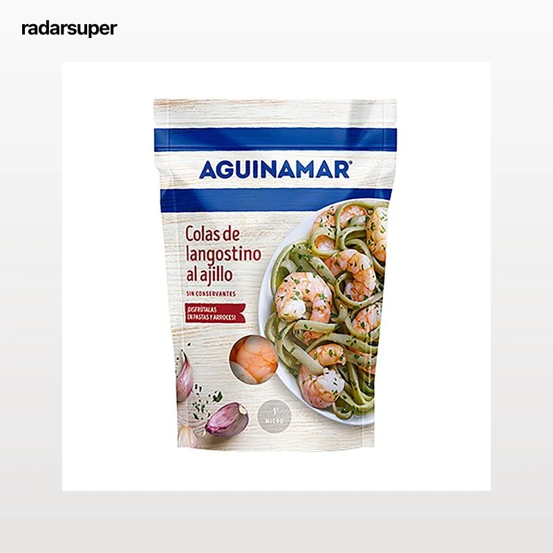 AGUINAMAR Colas de langostino al ajillo 105 g.