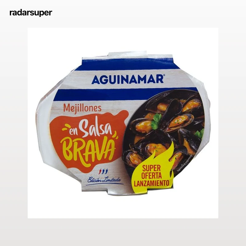 AGUINAMAR Mejillón cocotte en salsa brava 500 g.