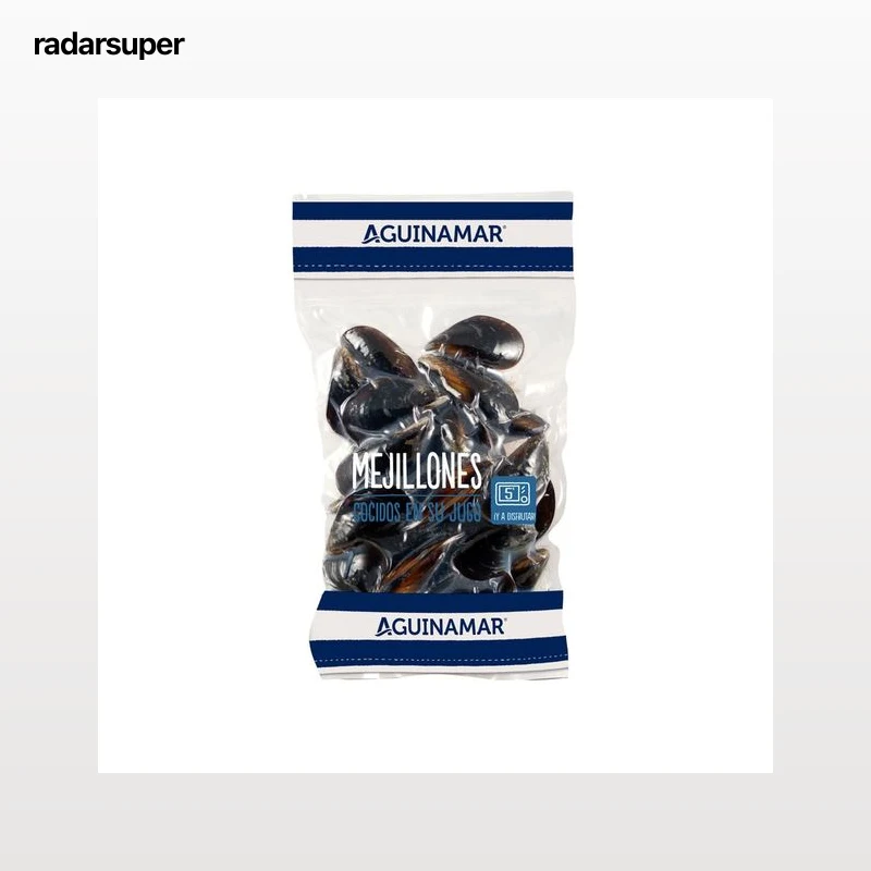 AGUINAMAR Mejillones cocidos pasteurizados AGINAMAR bolsa de 1 kg.