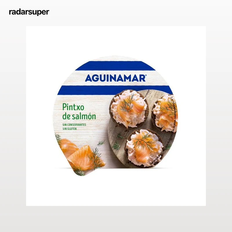 AGUINAMAR Pintxo de salmón ahumado AGUINAMAR 180 g.