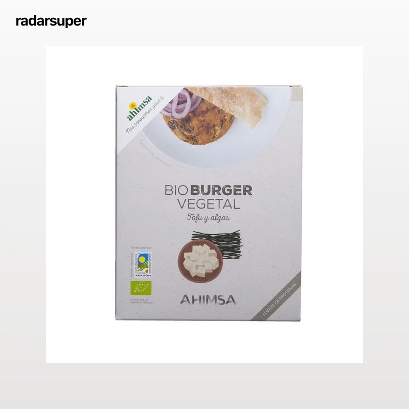 AHIMSA Burger tofu y wakame ecológica AHIMSA 150 g.