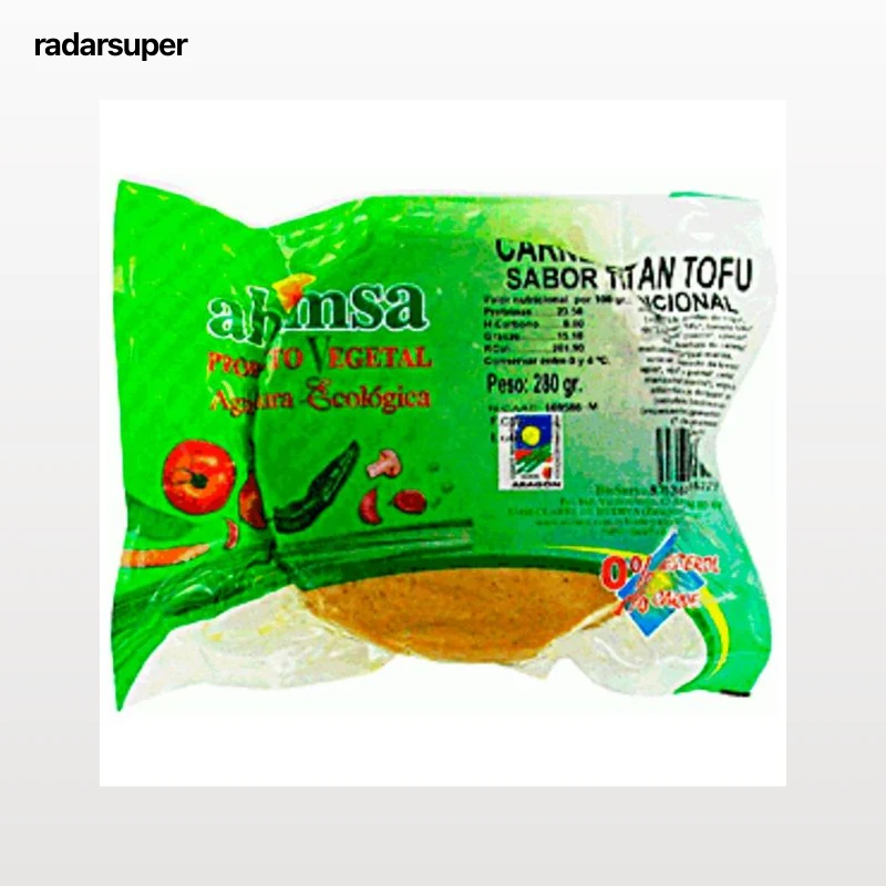 AHIMSA Carne Vegetal Seitan Tofu ecológico AHIMSA 280 g.