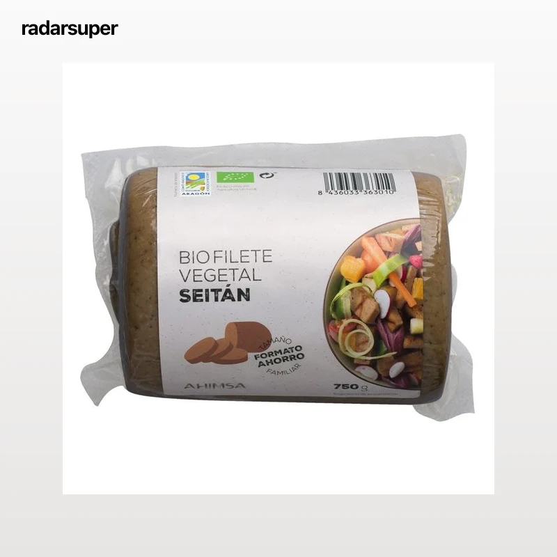 AHIMSA Filete seitán familiar ecológico AHIMSA 750 g.