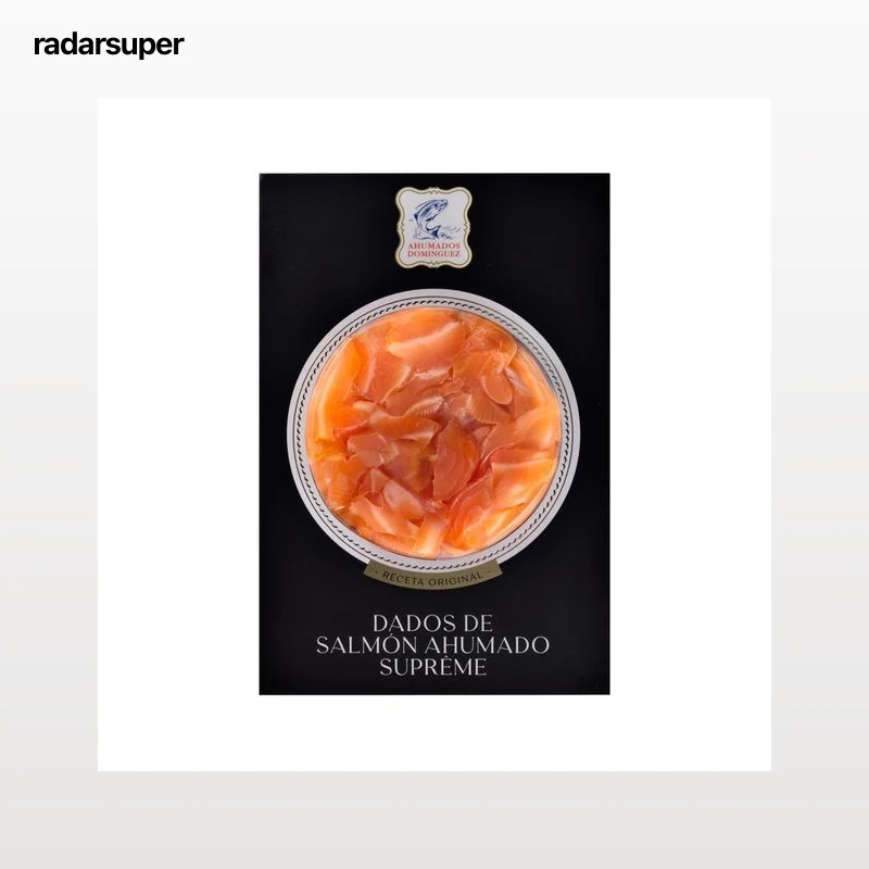 AHUMADOS DOMINGUEZ Dados de salmón ahumado 95 g.