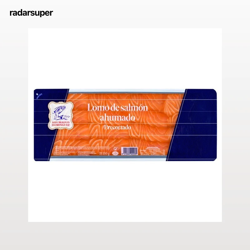 AHUMADOS DOMINGUEZ Salmón ahumado precortado 200 g.